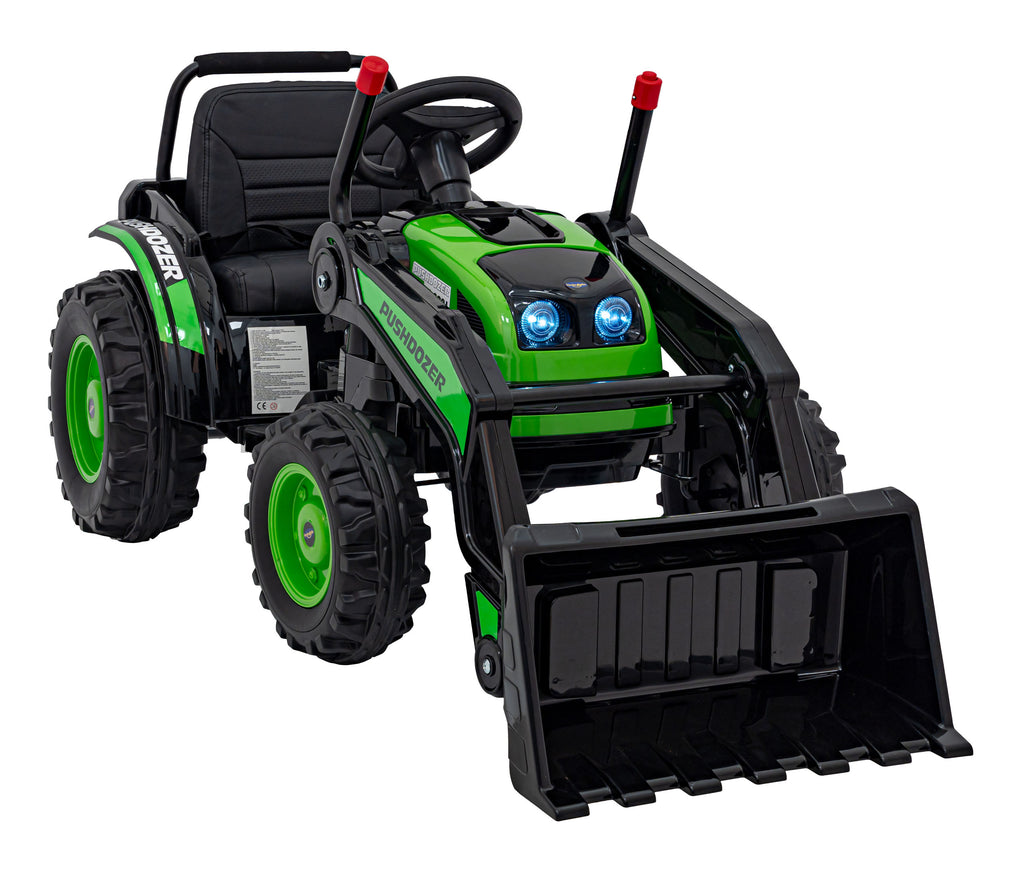 Vehicle Excavator Tractor Green