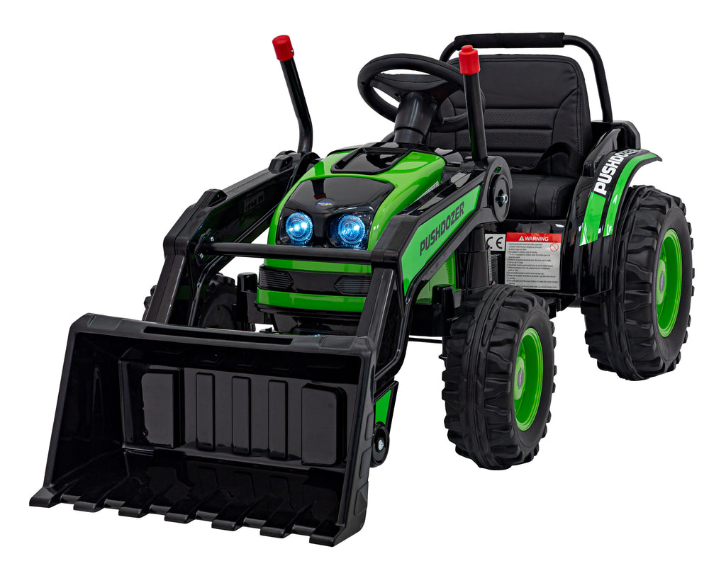 Vehicle Excavator Tractor Green