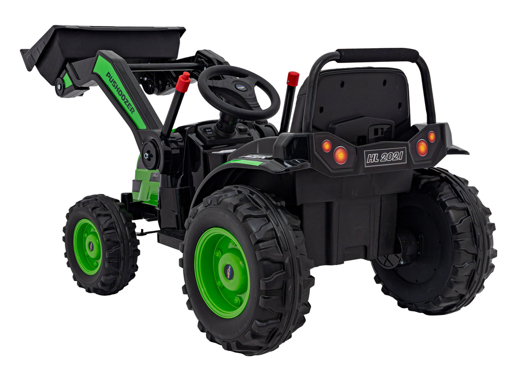 Vehicle Excavator Tractor Green