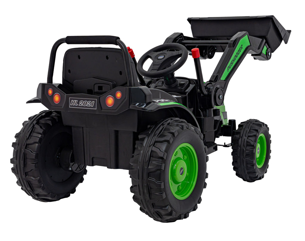 Vehicle Excavator Tractor Green