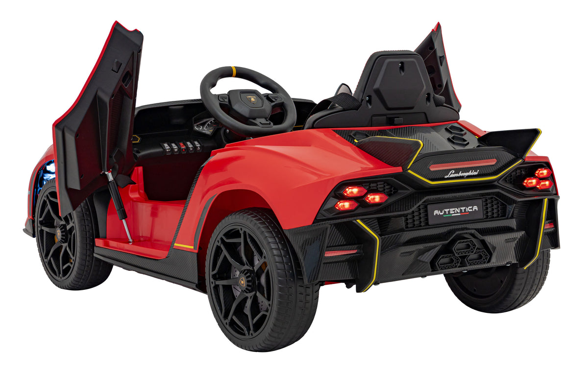 Elektrické autíčko Lamborghini Invencible červená