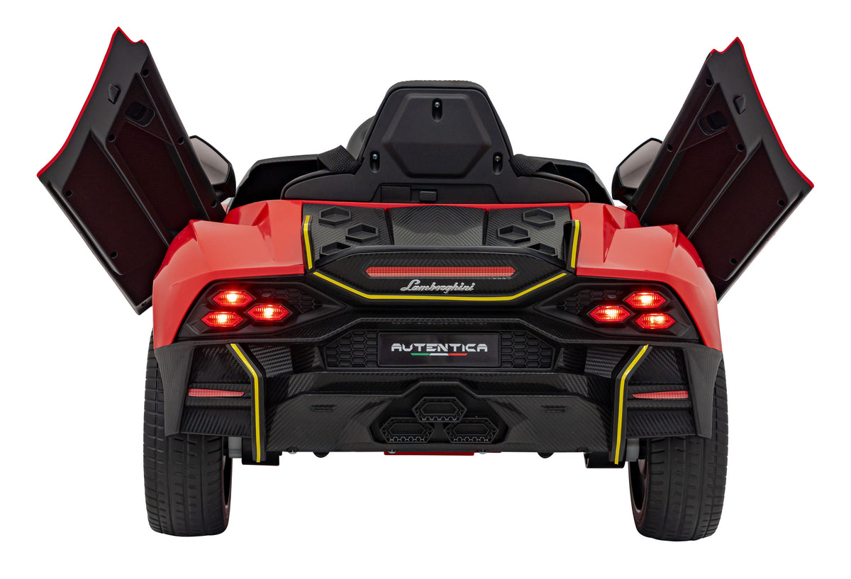 Elektrické autíčko Lamborghini Invencible červená