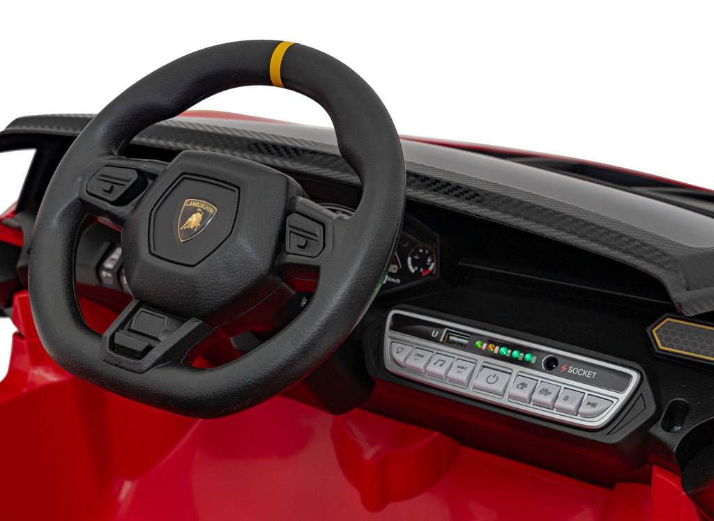 Elektrické autíčko Lamborghini Invencible červená
