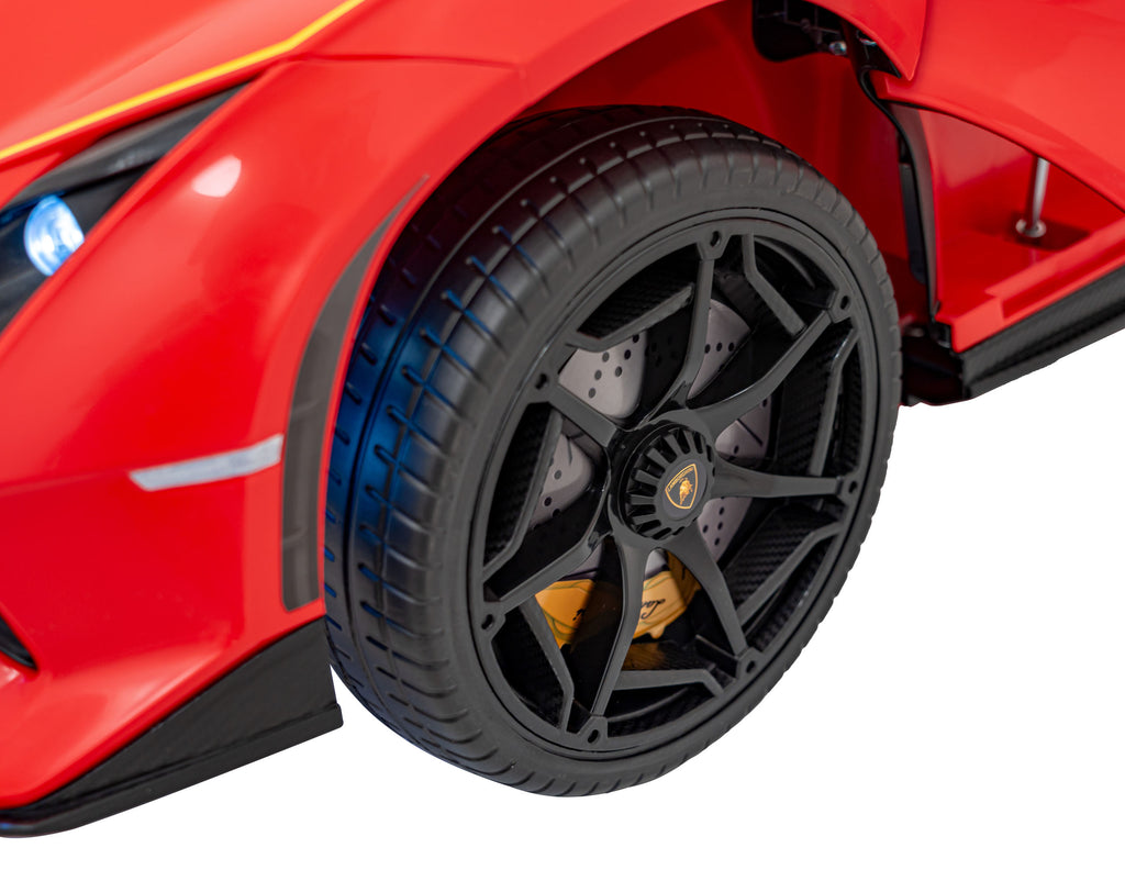 Elektrické autíčko Lamborghini Invencible červená