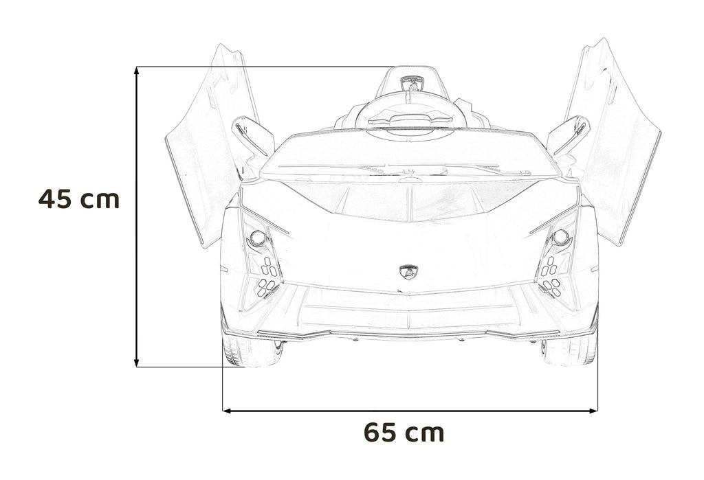 Elektrické autíčko Lamborghini Invencible červená
