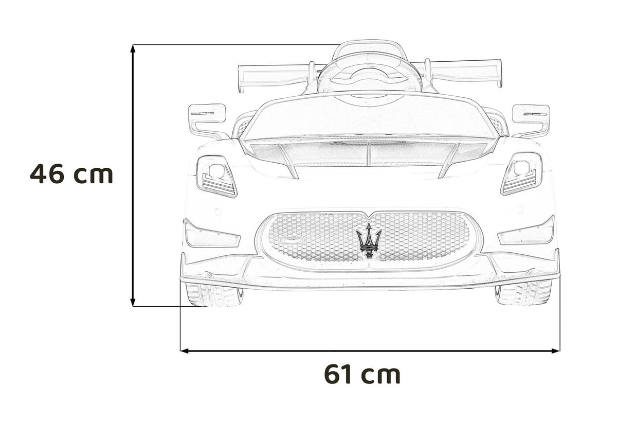 Elektrické autíčko Maserati MC20 GT2 biela