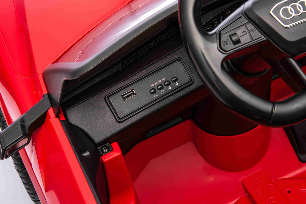 Audi SQ8 vehicle Red
