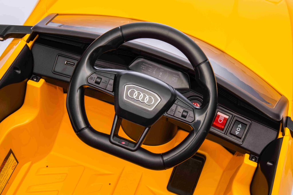 Audi SQ8 vehicle Yellow