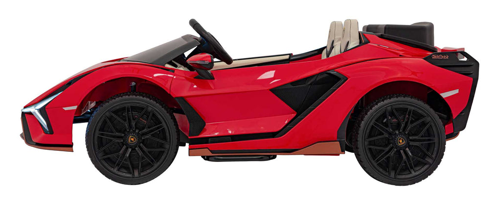 Elektrické autíčko Lamborghini SIAN červená