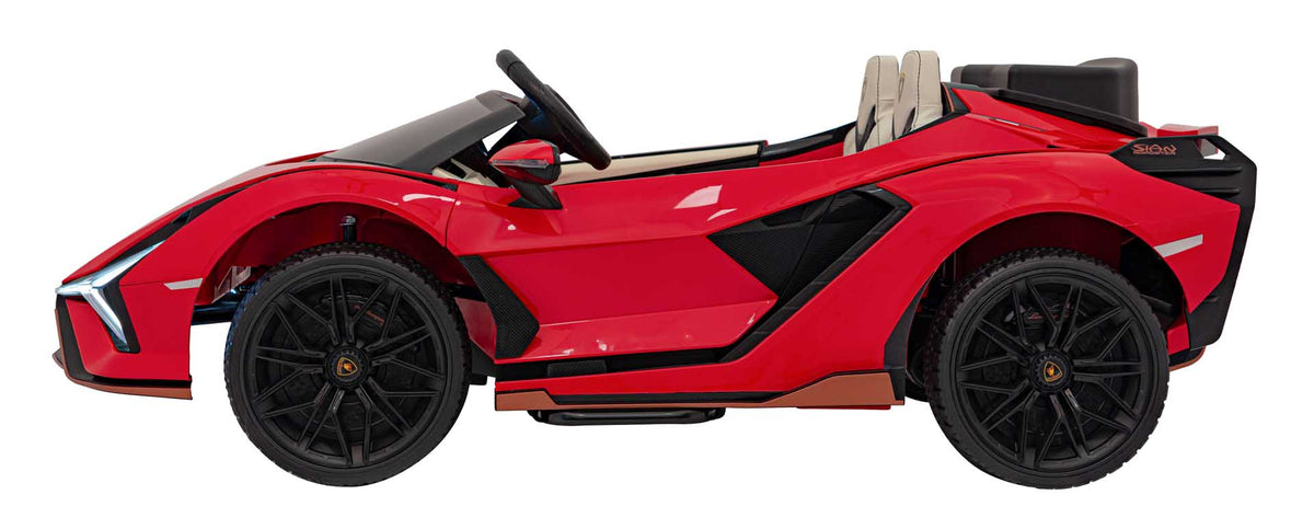 Elektrické autíčko Lamborghini SIAN červená