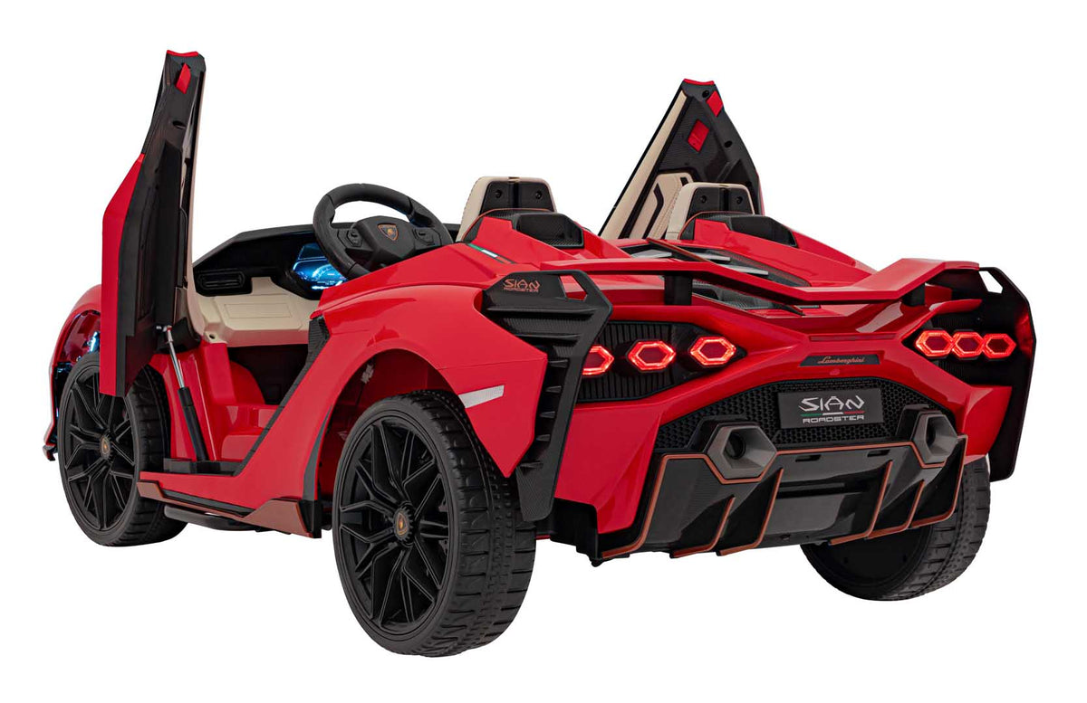 Elektrické autíčko Lamborghini SIAN červená