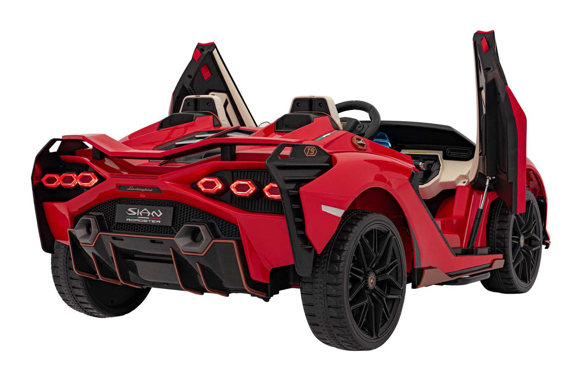 Elektrické autíčko Lamborghini SIAN červená