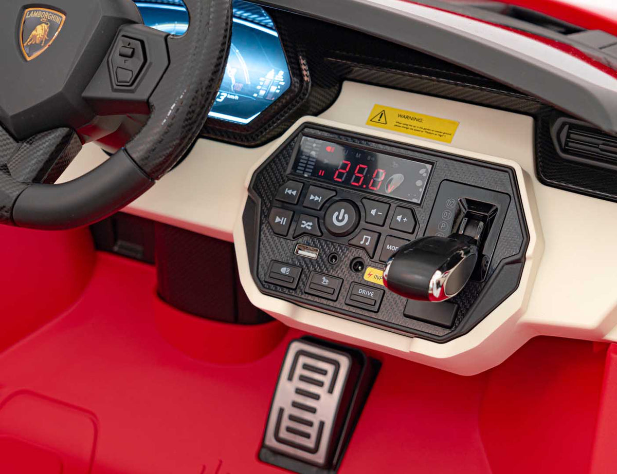 Elektrické autíčko Lamborghini SIAN červená