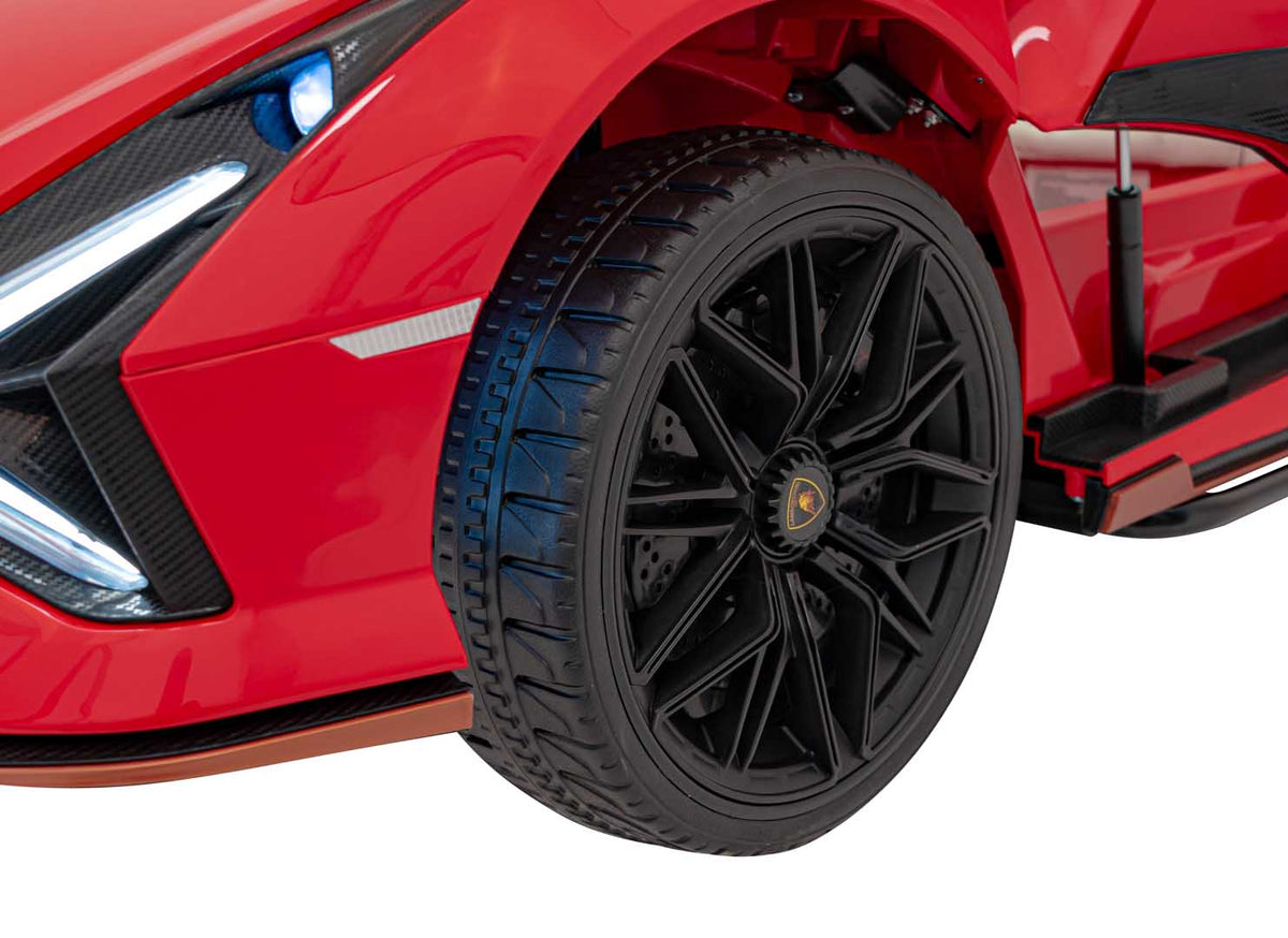 Elektrické autíčko Lamborghini SIAN červená