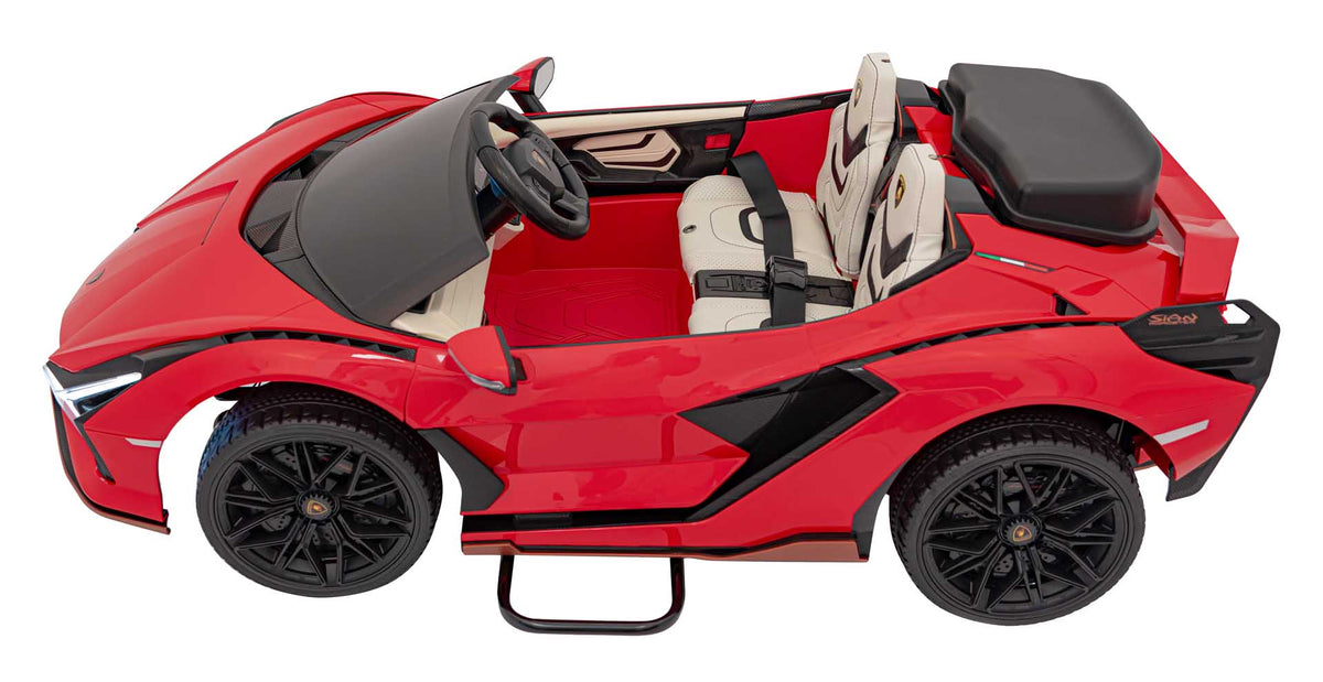 Elektrické autíčko Lamborghini SIAN červená