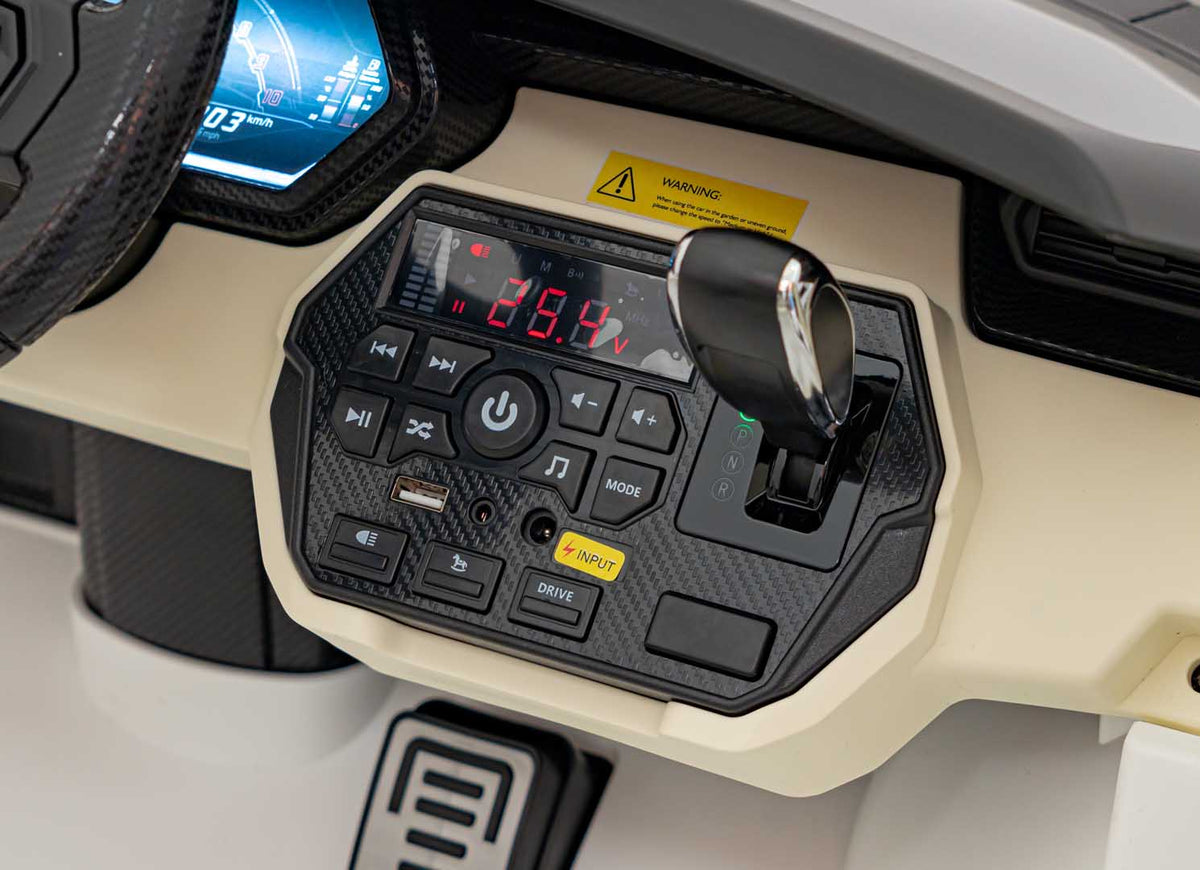 Elektrické autíčko Lamborghini SIAN biela