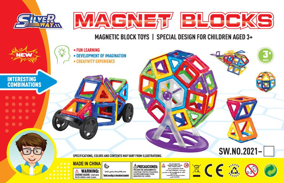 Giga Magnetic Brick Set 248el