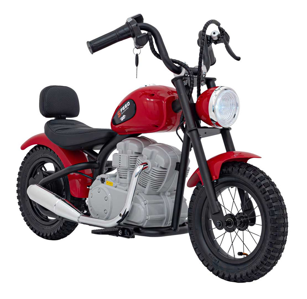 Elektrická motorka SPEED Power červená