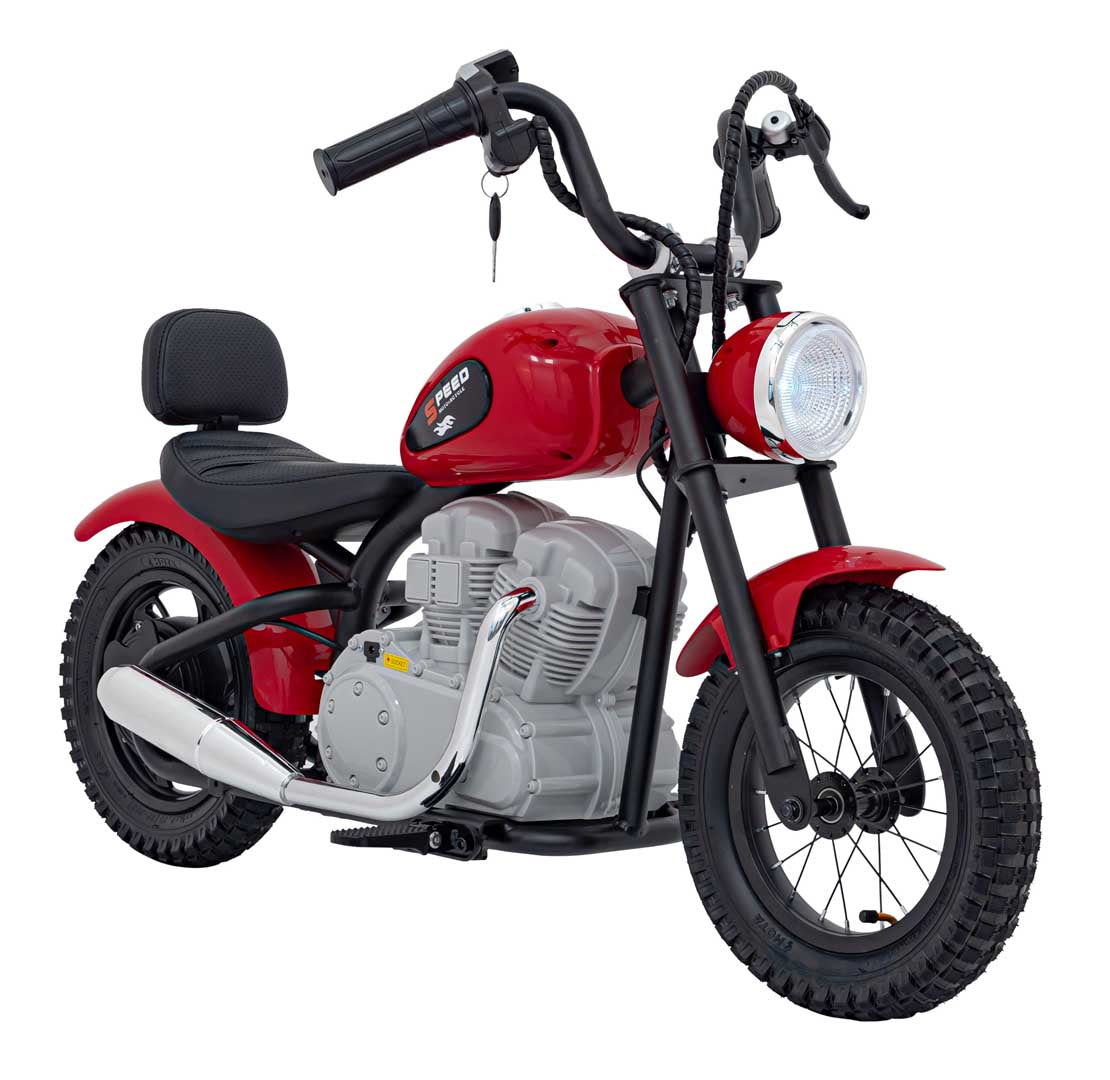Elektrická motorka SPEED Power červená