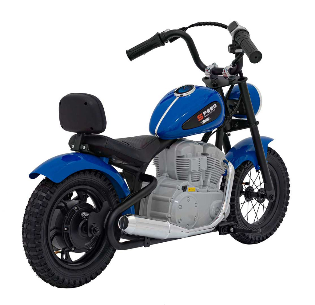 Elektrická motorka SPEED Power modrá