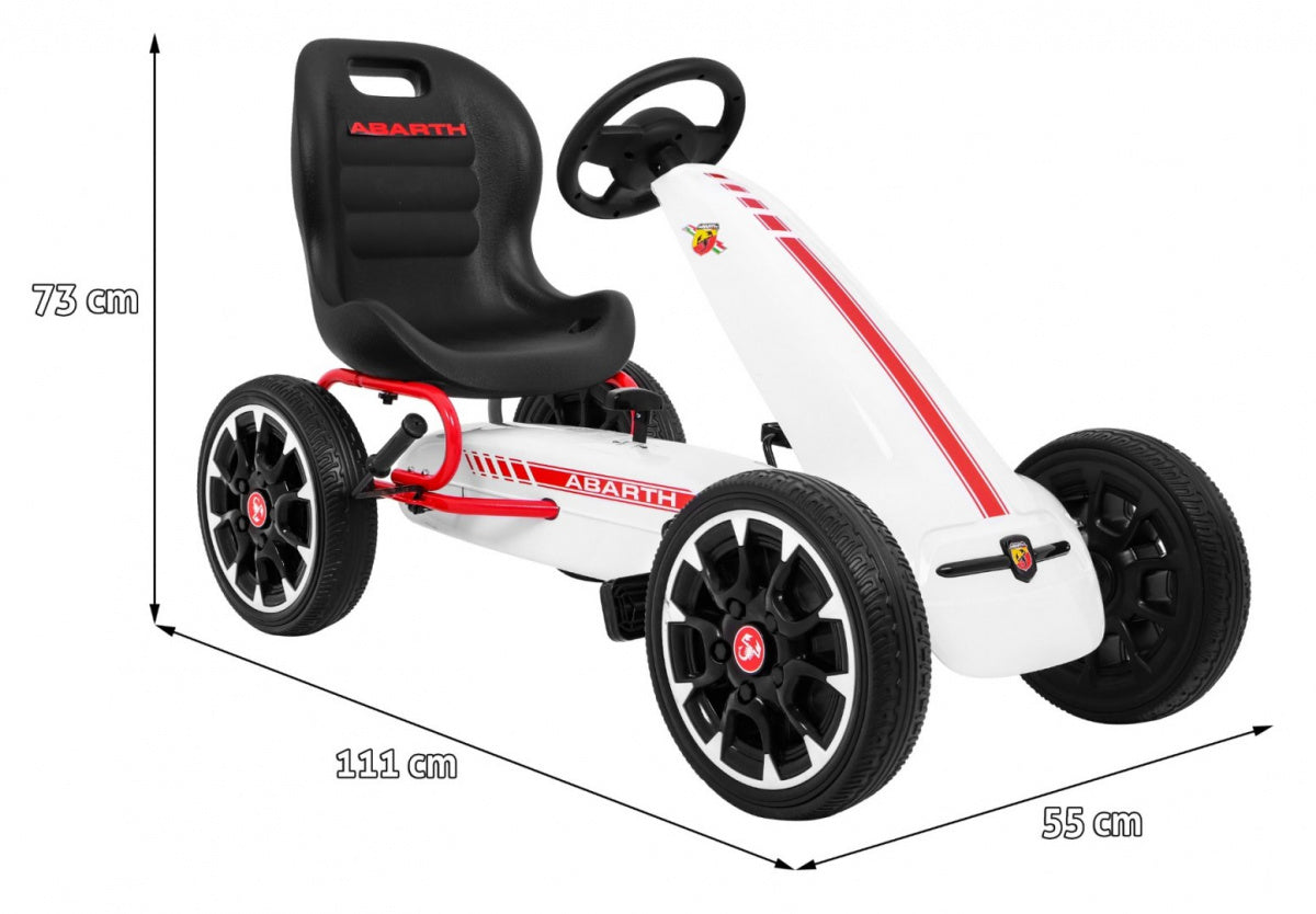 Gokart ABARTH White