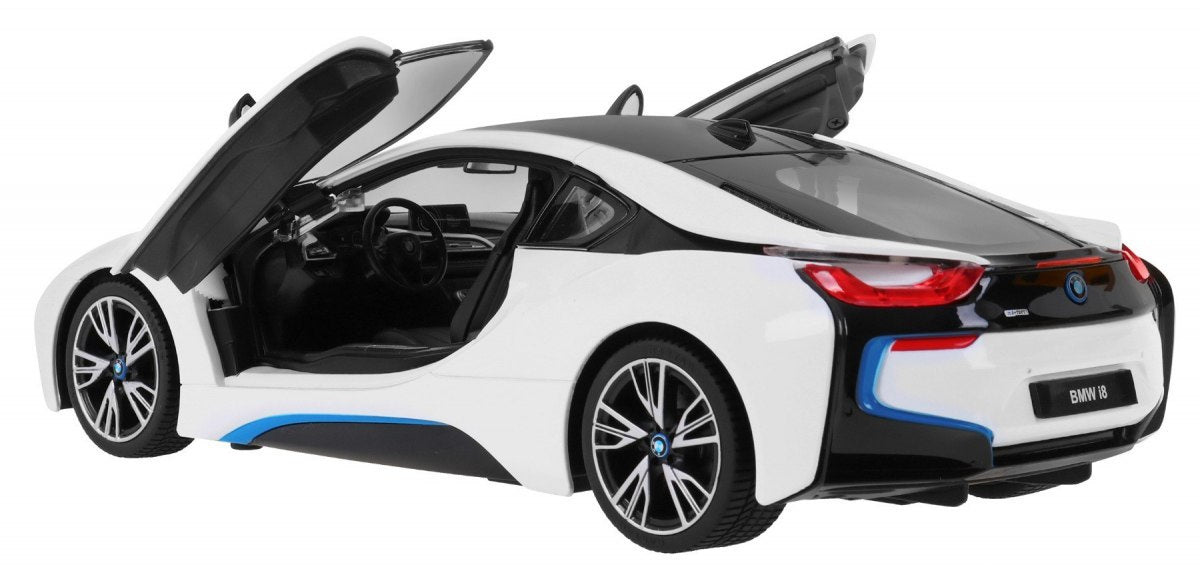 R/C toy car the BMW i8 White 1:14 RASTAR
