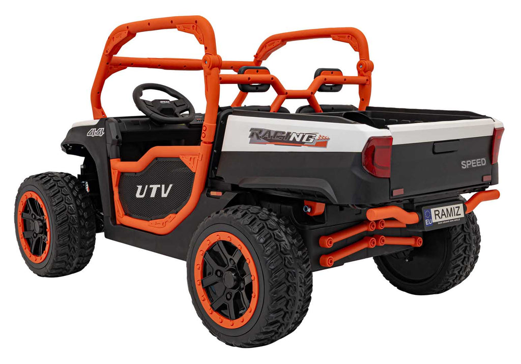 Vehicle Farmer Truck UTV Racing White