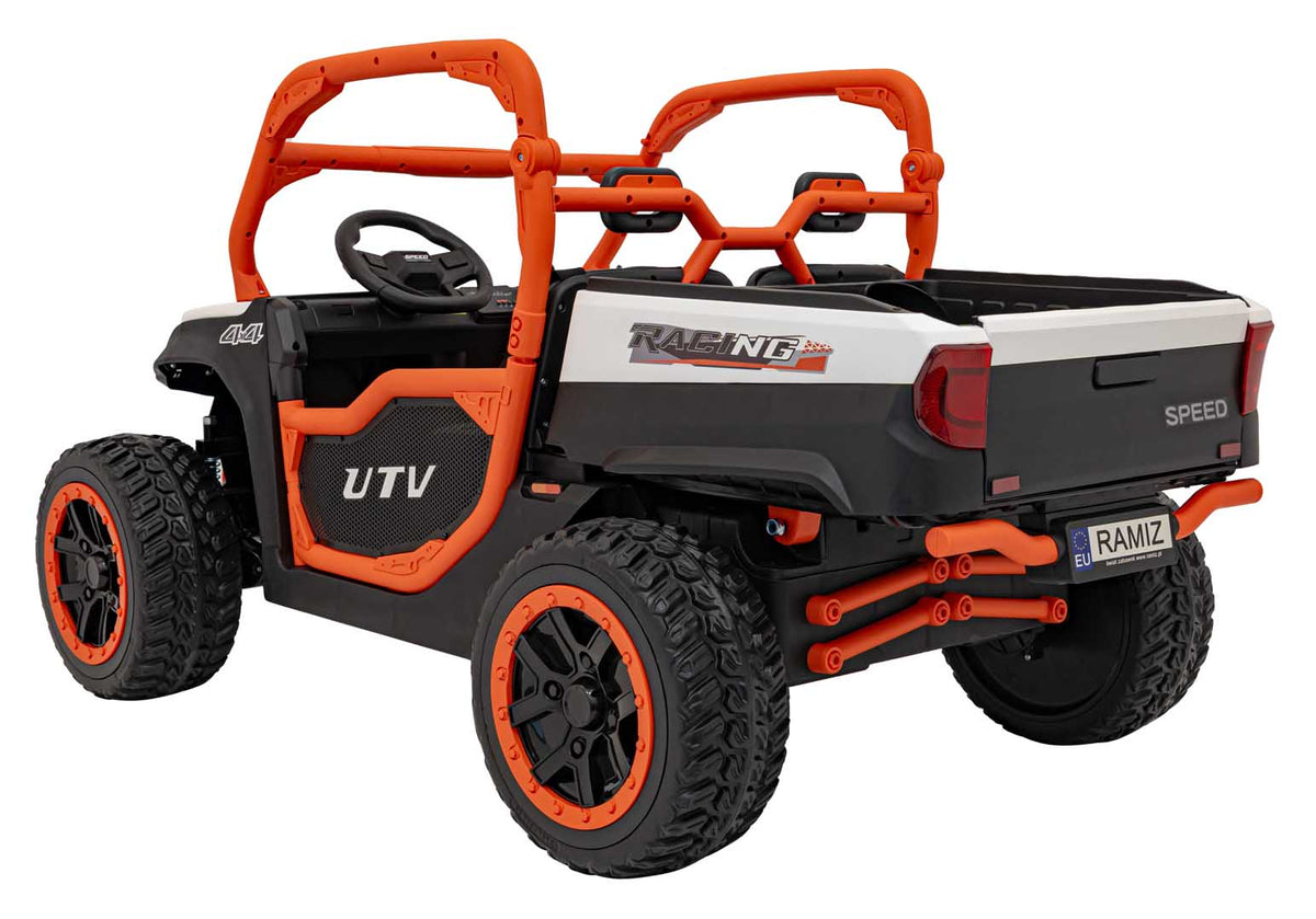 Vehicle Farmer Truck UTV Racing White