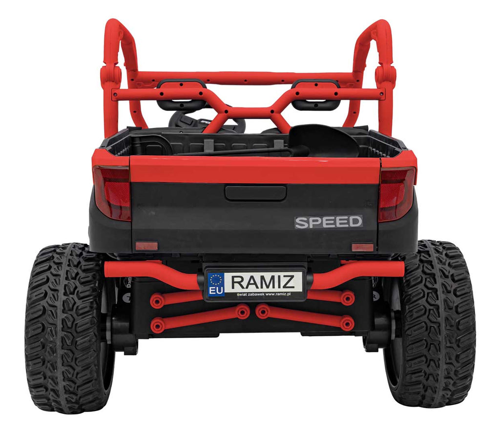 Vehicle Farmer Truck UTV Racing Red