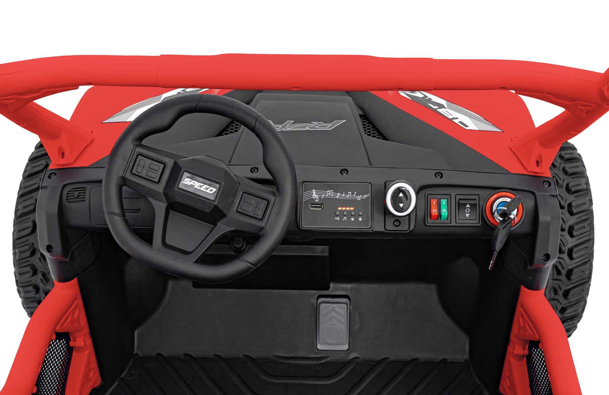 Vehicle Farmer Truck UTV Racing Red
