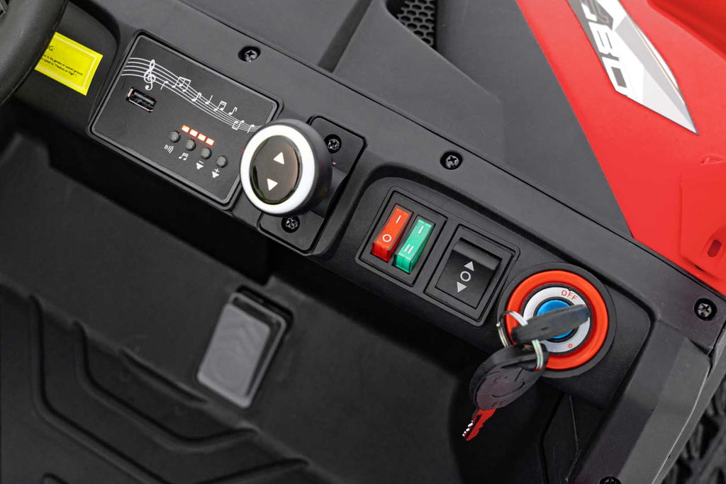 Vehicle Farmer Truck UTV Racing Red
