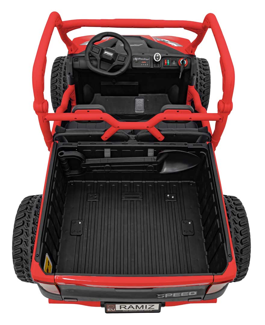 Vehicle Farmer Truck UTV Racing Red