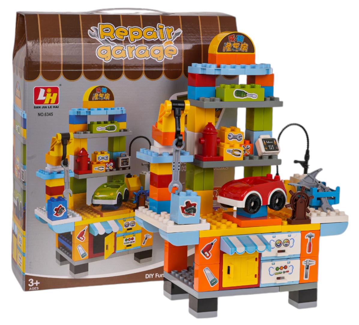 Set of blocks 110 pcs. Workshop