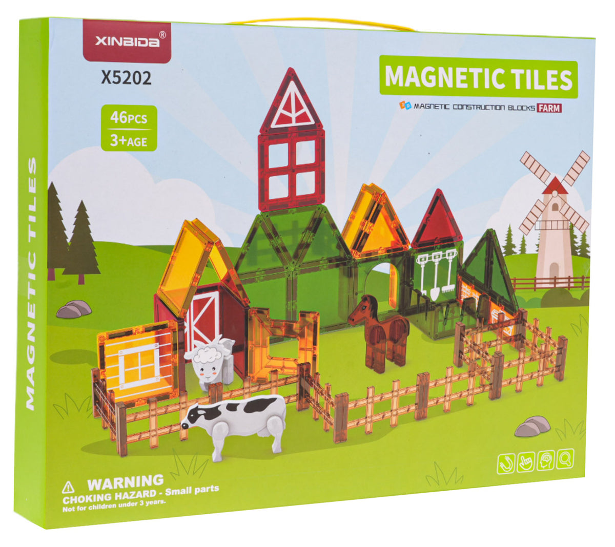 Magnetic Blocks Farm 46 pcs.