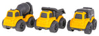 Set of Three Construction Vehicles