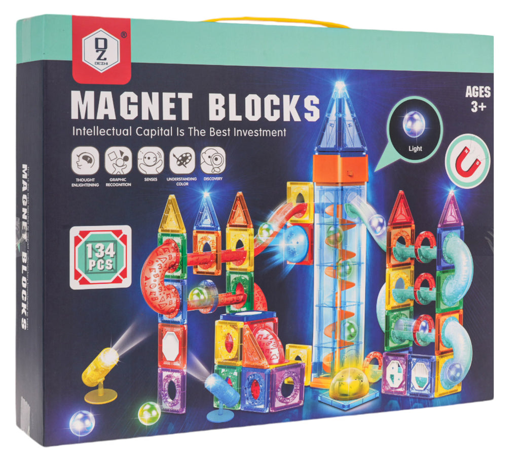 Magnetic Blocks with Light 134pcs.
