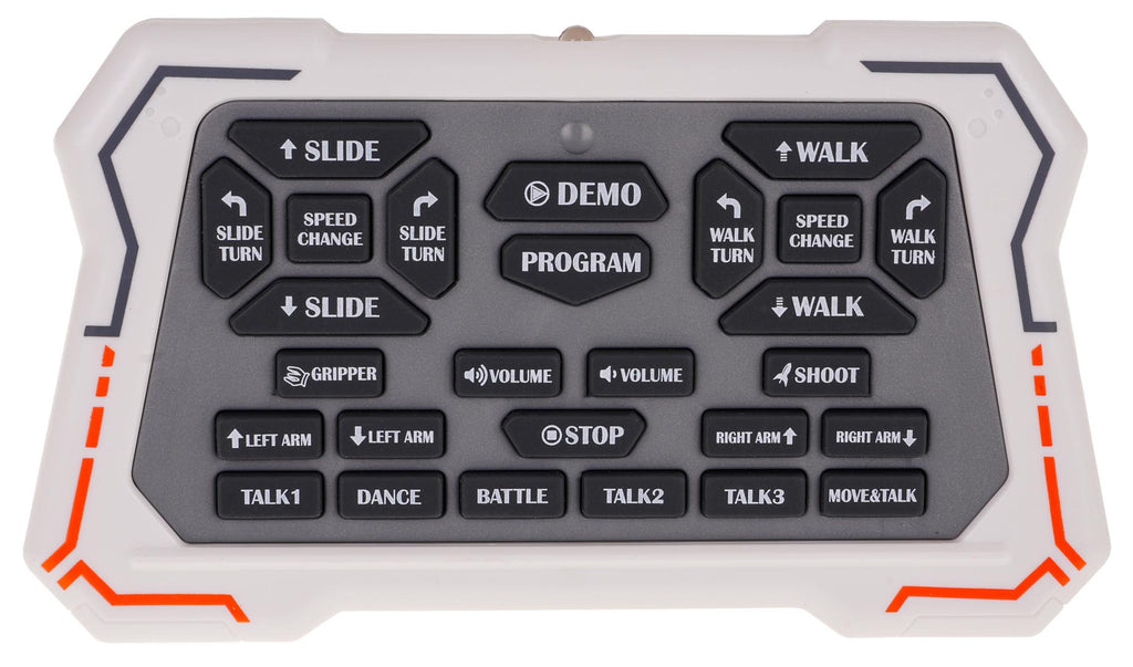 Multifunctional Orange White R/C Robot