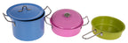 Metal Colored Pots + Accessories