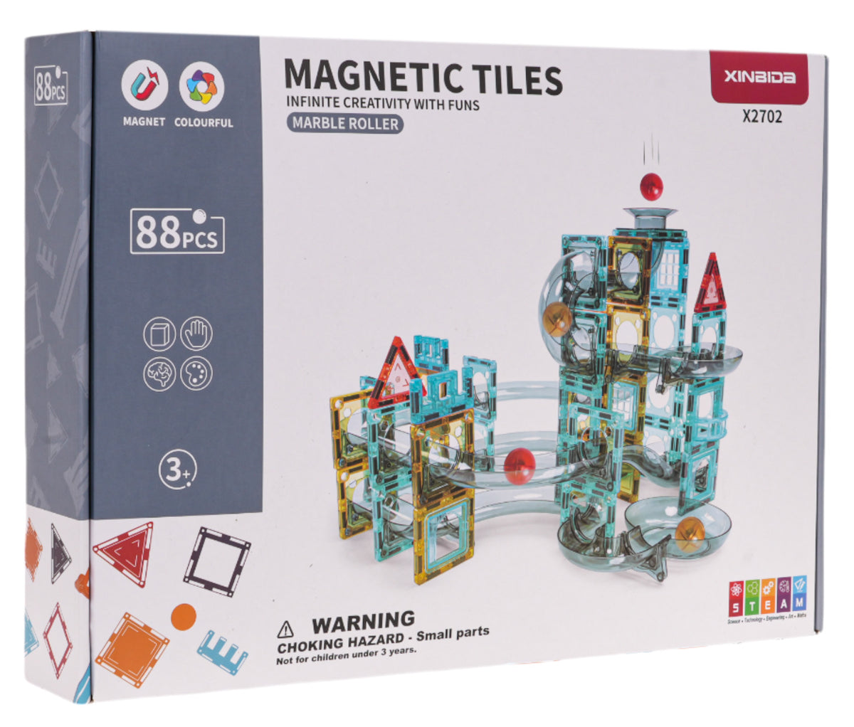 Magnetic Blocks Track Ball 88pcs.