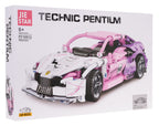 Pink Sports Car Building Blocks Set 652 pcs.