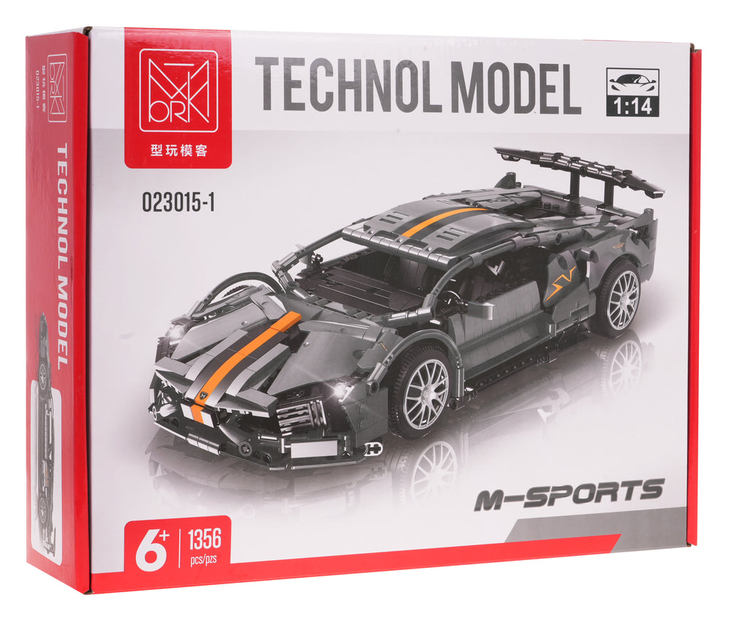 Sports Car Set Gray 1356 pcs.