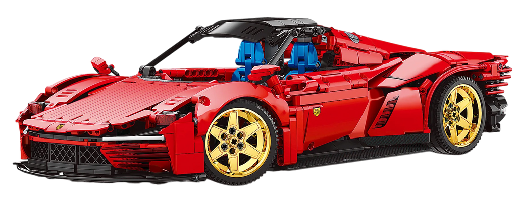 Red Sports Car Building Blocks Set 1958pcs.