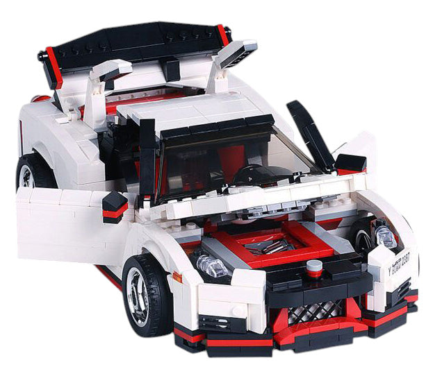 Car Block Set 1034 pcs. White