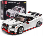 Car Block Set 1034 pcs. White