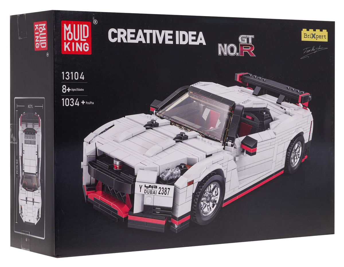 Car Block Set 1034 pcs. White