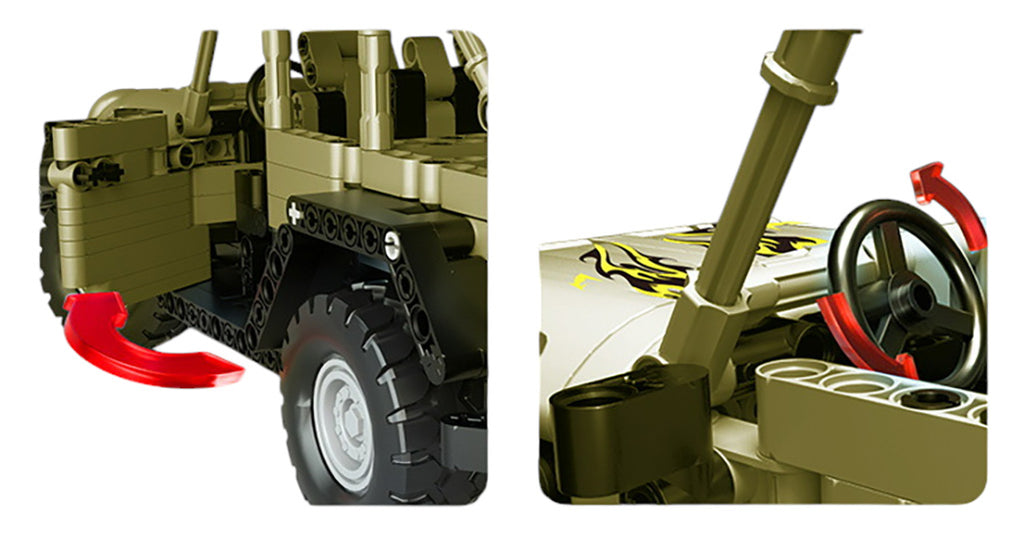 WILDSPEED Vehicle Brick Set