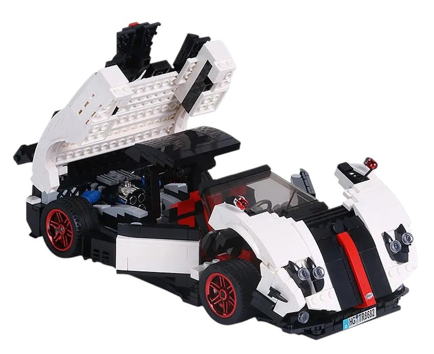 Sports Car Block Set 960 pcs. White