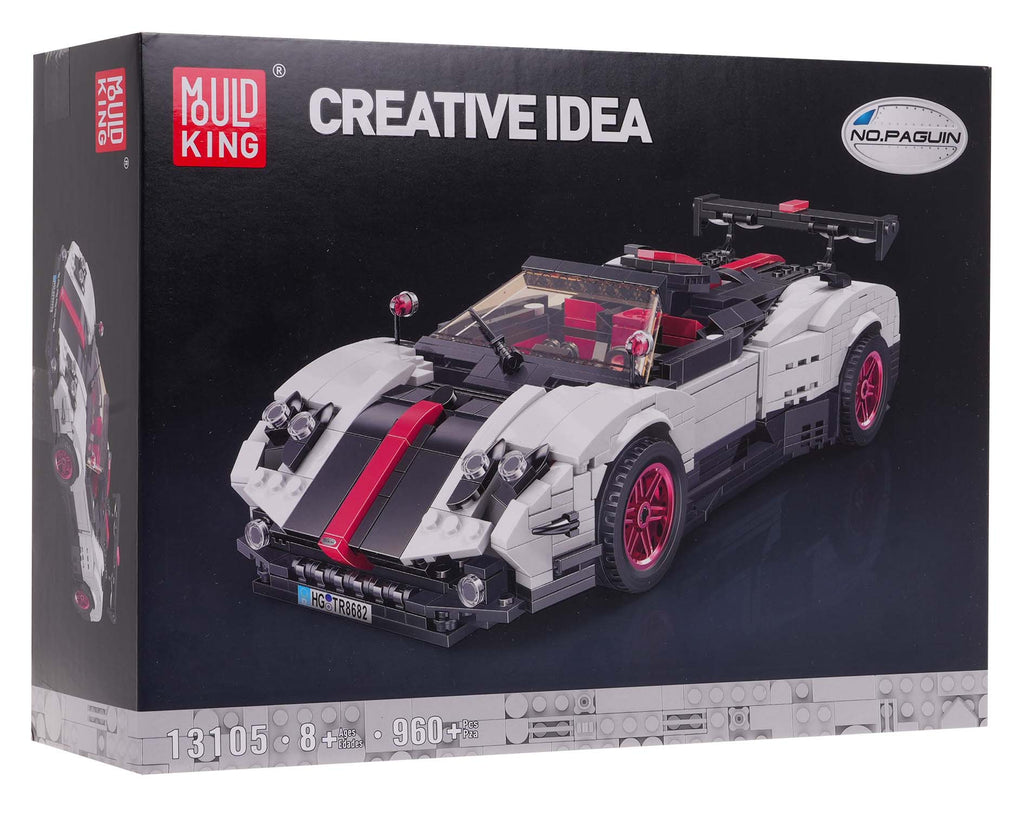 Sports Car Block Set 960 pcs. White