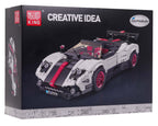 Sports Car Block Set 960 pcs. White