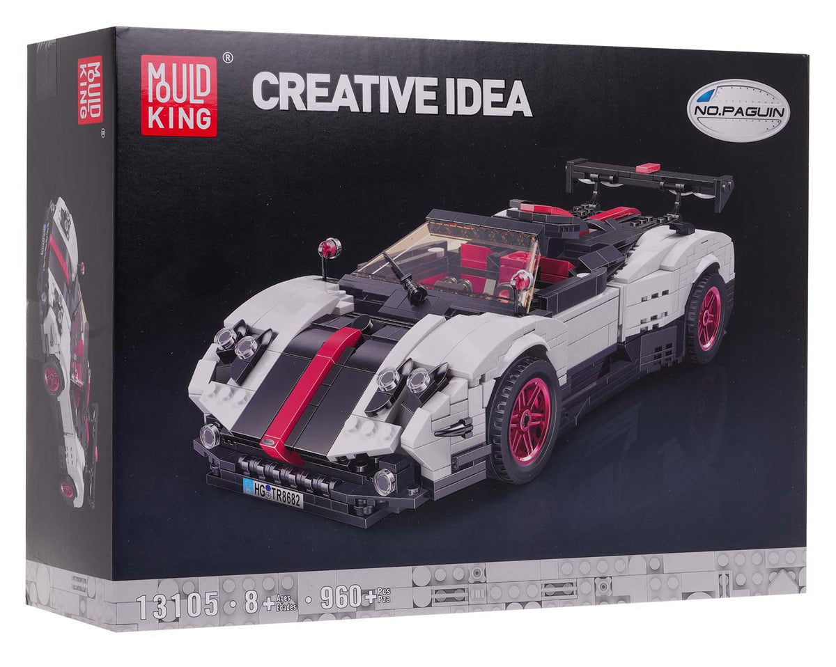 Sports Car Block Set 960 pcs. White
